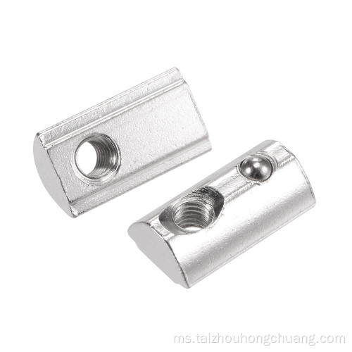 T-Slot Nut Ball Carbon Steel Spring T-Nut